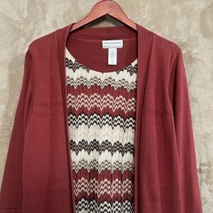 ALFRED DUNNER PETITE TWO IN ONE TOP